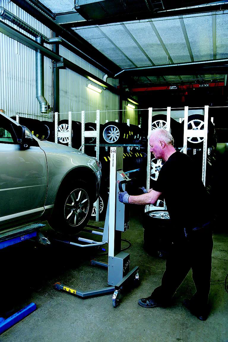 Reifenheber - Autoreifen für Montage heben
