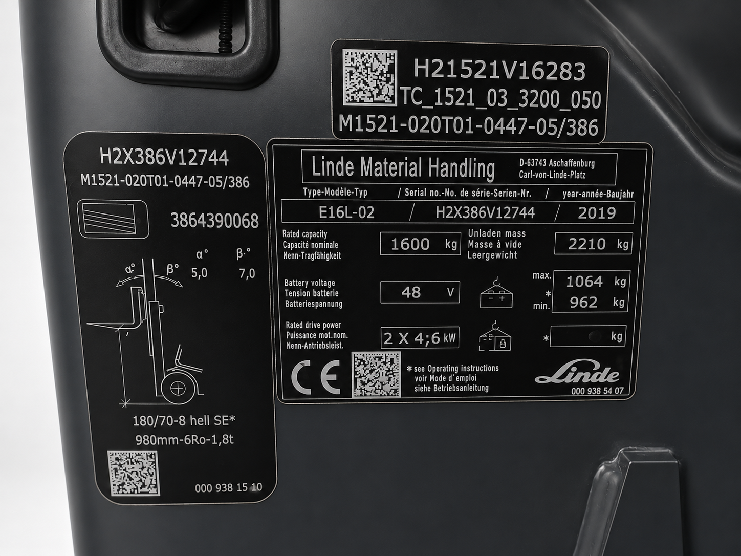 Linde E 16 L Elektrostapler – Baujahr 2019, 8.780 Betriebsstunden, sehr gute Ausstattung