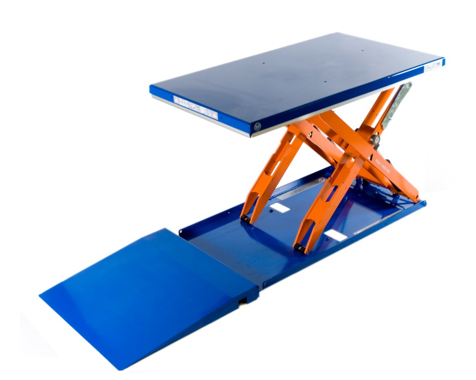 Flachhubtisch TCL 1000 mit Auffahrrampe