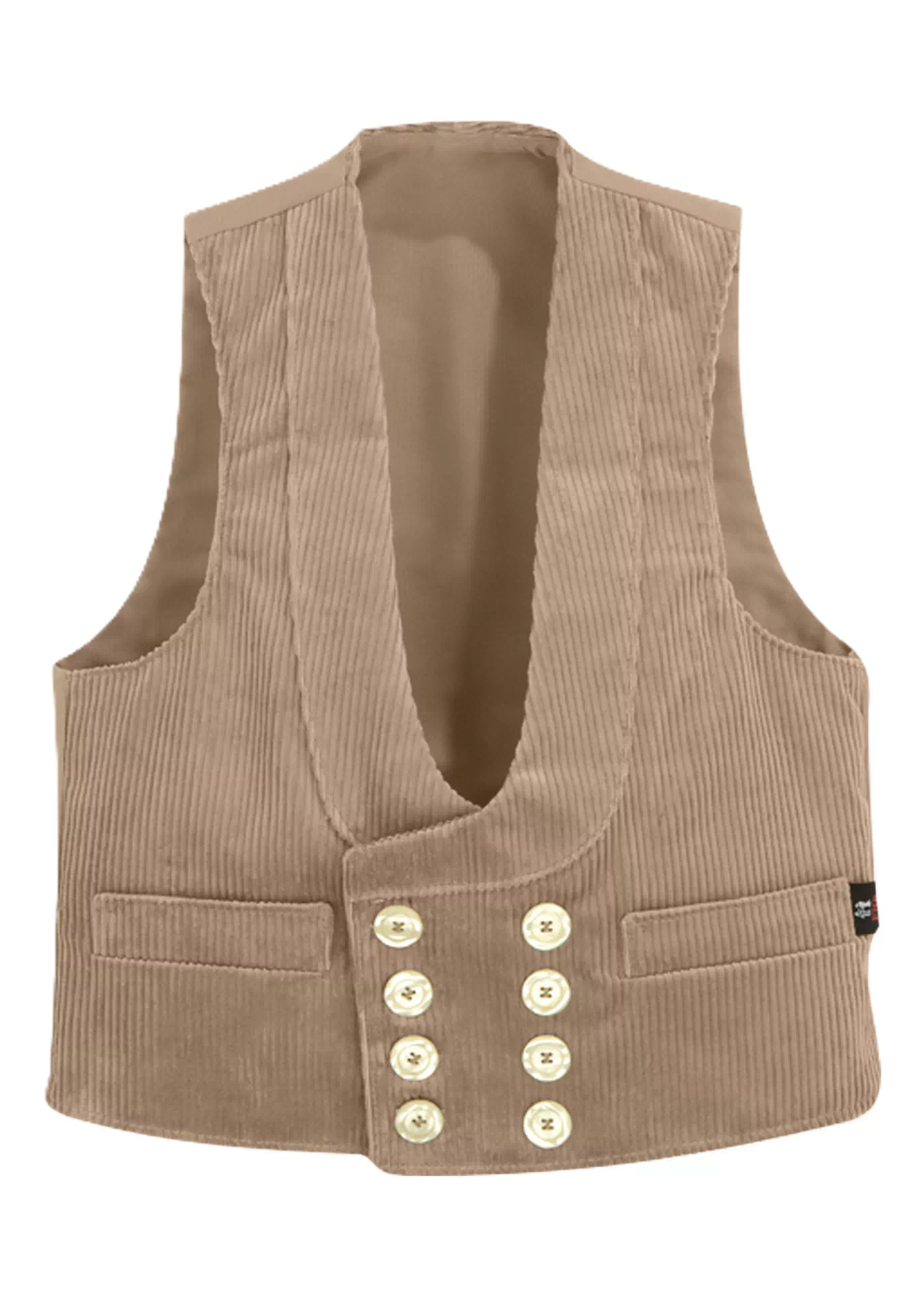 Zunftweste Heiner - Trenkercord - beige