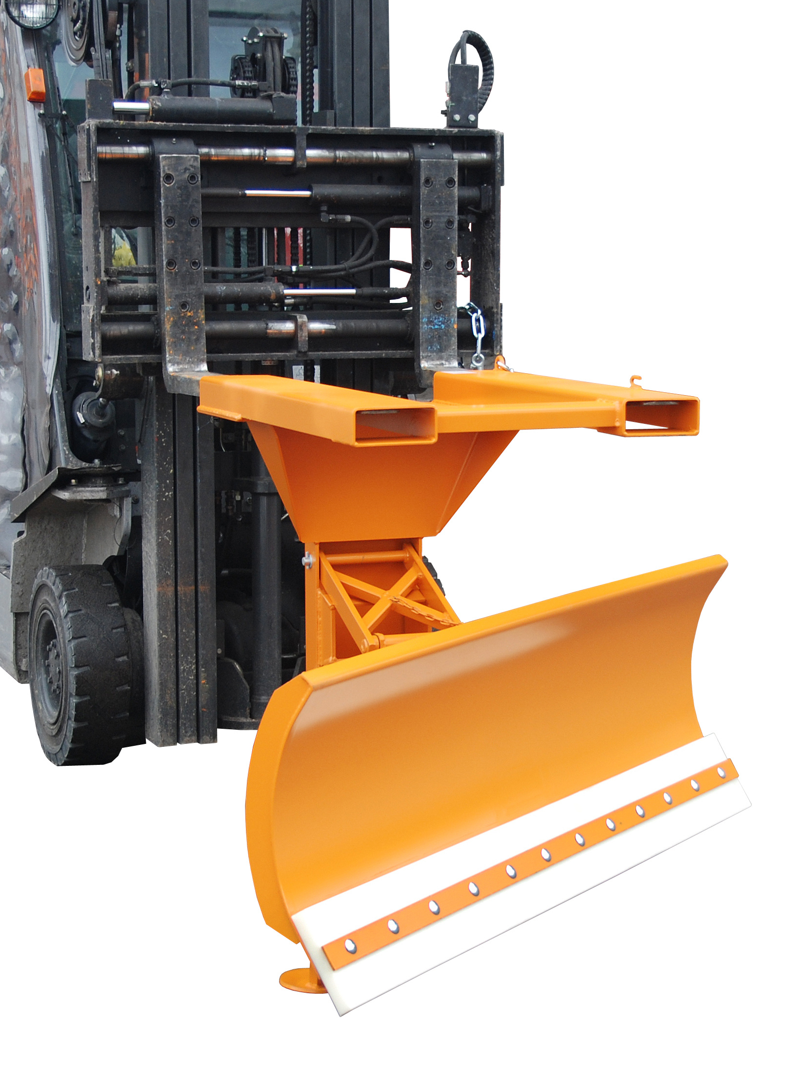 Schneepflug SCH-P-V 210, lackiert, Gelborange